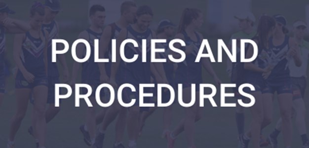 Find Policies and Procedures for Touch Football