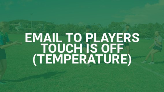 Touch is Off (Temperature)