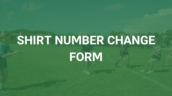 Shirt Number Change Form