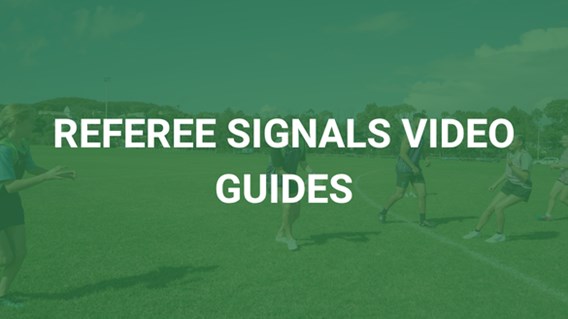 Referee Signals Video Guides