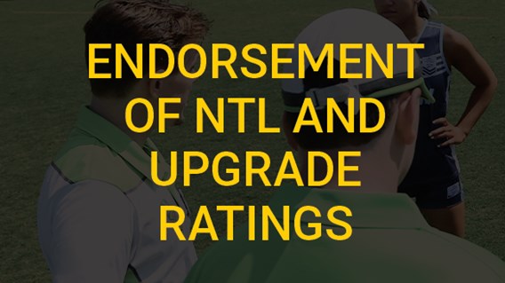 Endorsement of NTL and Upgrade Ratings