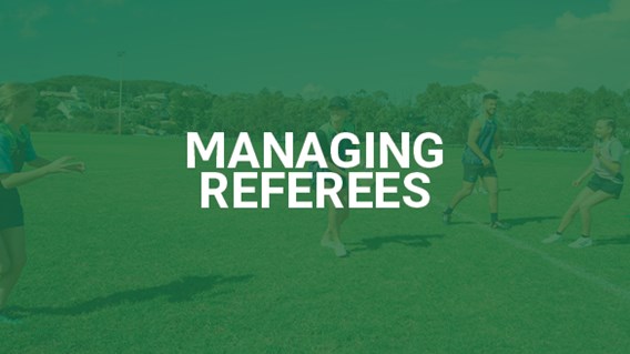 Managing Referees