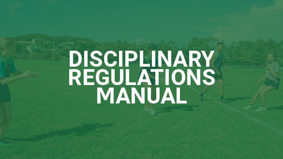 Disciplinary Regulations Manual