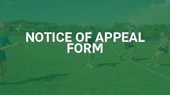 Notice of Appeal Form